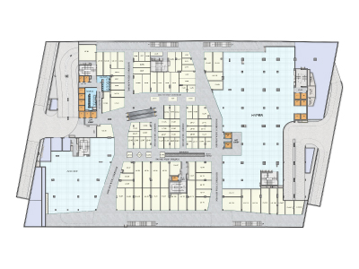 Lower Ground Floor Plan of IRIS Broadway Greno West Noida Offering Commercial Spaces for Lease & Sale