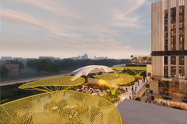 Upcoming metro station near IRIS Broadway Greno West Noida 