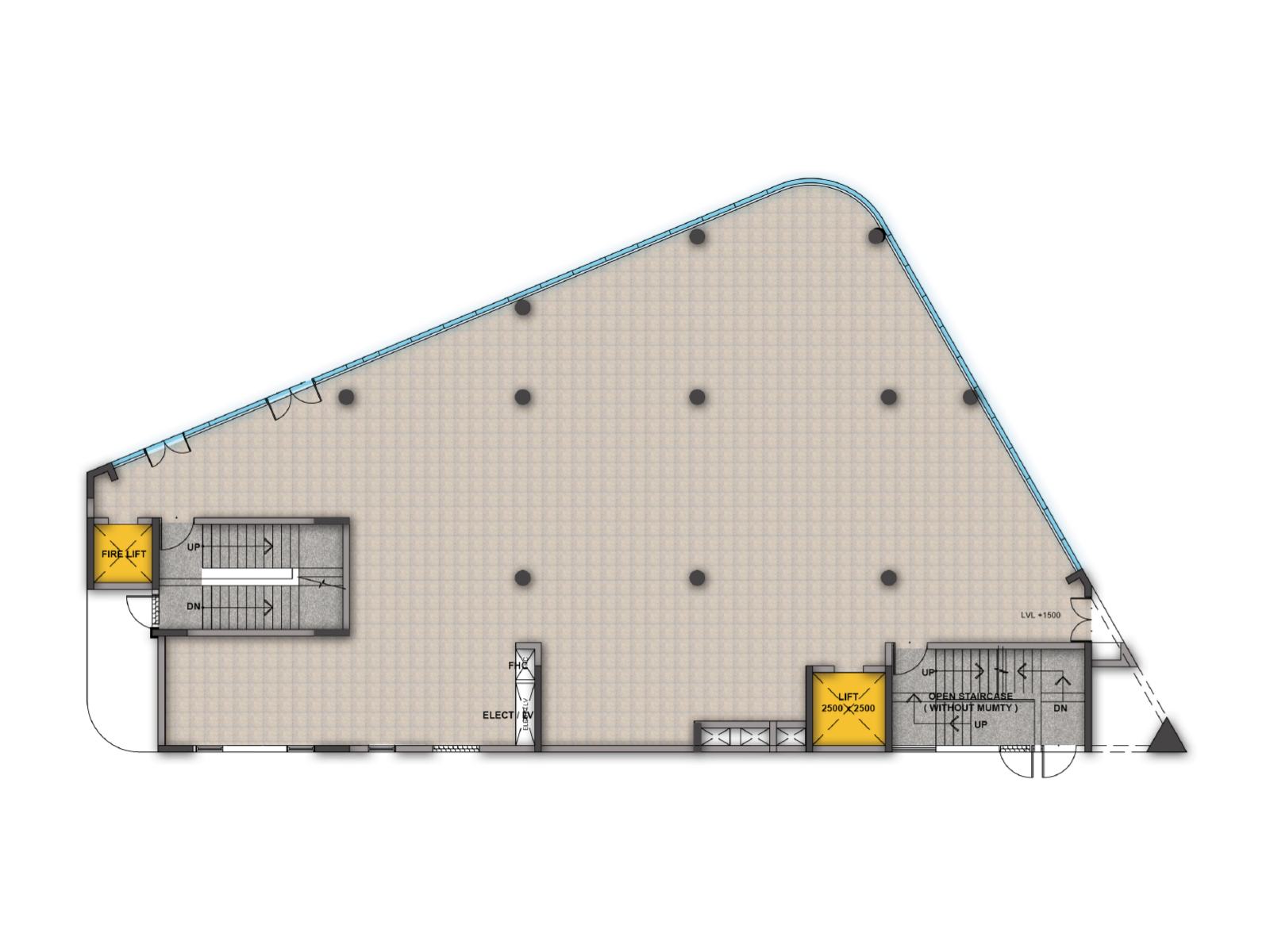 Trehan IRIS Broadway – Floor plan for block C, Lower Ground Floor
